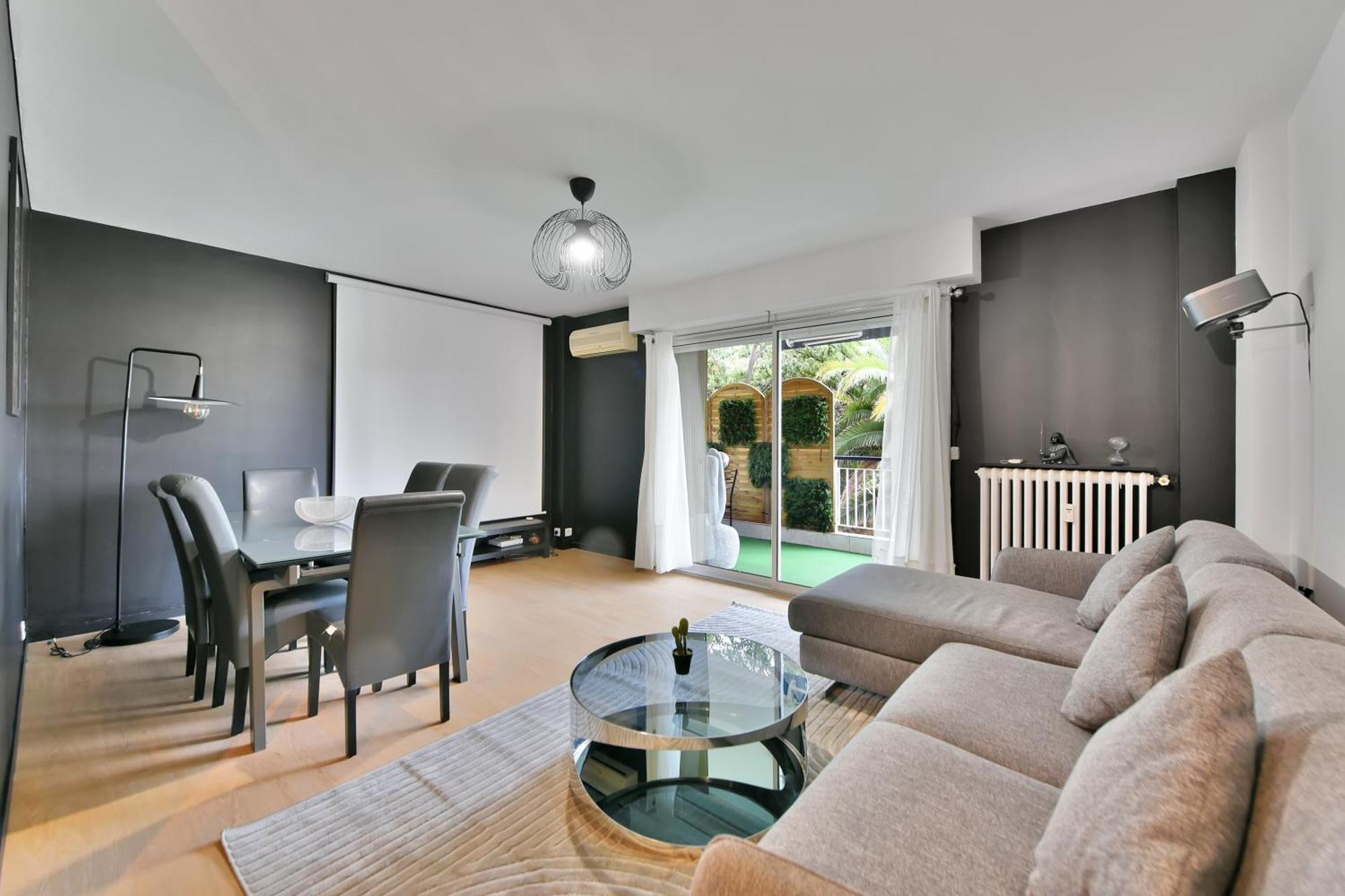 Le Sun Valley - Videoprojecteur Et Terrasse Zen Cannes Exteriér fotografie
